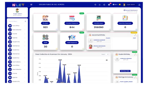 School Management Software - Nlet School Screenshot 1
